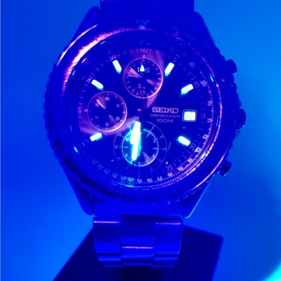 SEIKO Flightmaster Pilot 7T92-0CF0 Chronograph Men's Watch. - Picture 9 of 10